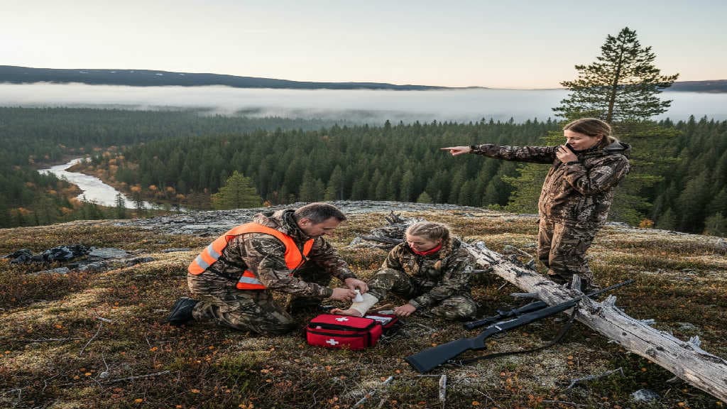 Första hjälpen och nödsituationer vid jakt