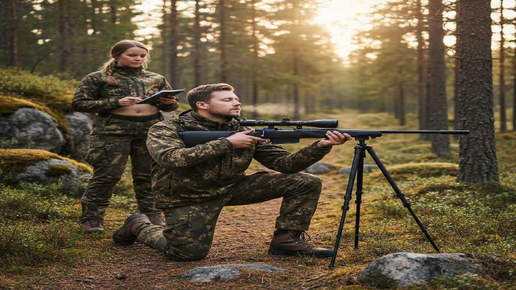 Skjutteknik – grundställningar och andning