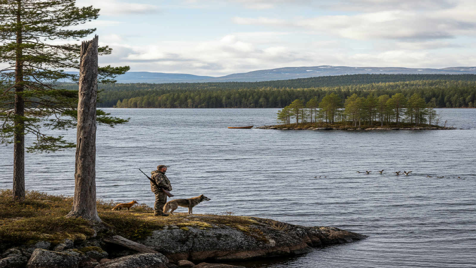 Jakt på allmänt vatten och statens mark